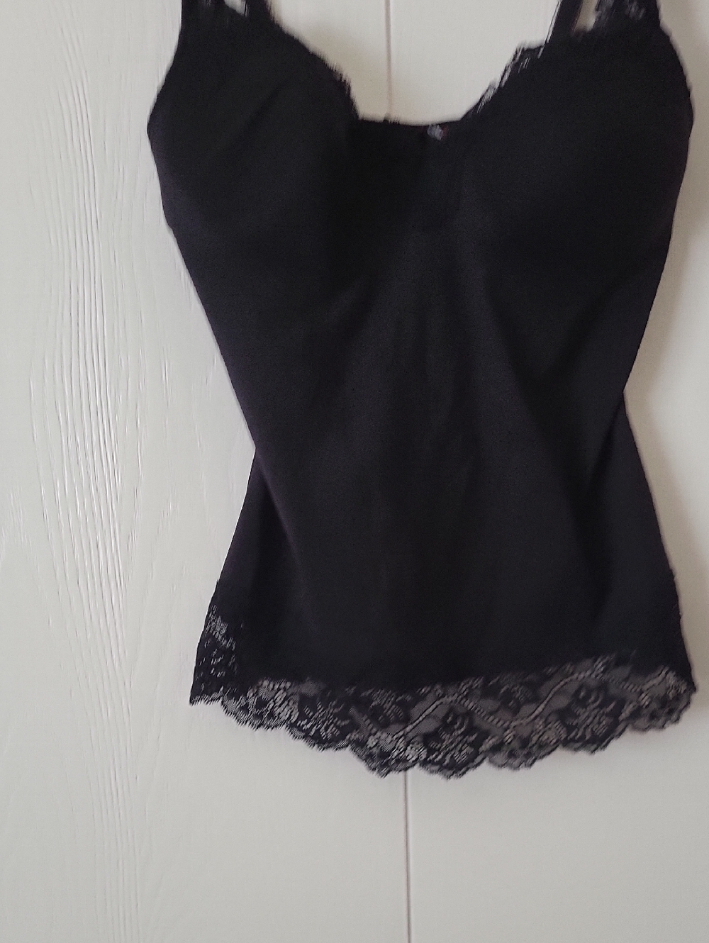 Mystique Boutique Black Lace Trim Camisole